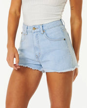 Load image into Gallery viewer, Rip Curl Amy High Waist Short - Light Blue
