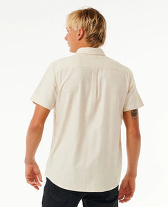 Rip Curl Ourtime S/S Shirt - Off White