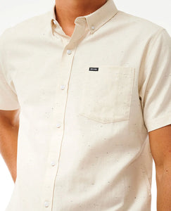 Rip Curl Ourtime S/S Shirt - Off White