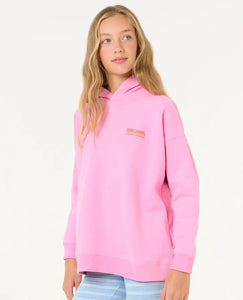 Rip Curl Surf Puff Heritage Hood (8-4) - Hot Pink