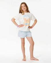Load image into Gallery viewer, Rip Curl Youth Butterfly Sun Tee - Bone
