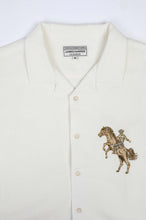 Load image into Gallery viewer, James Harper Rodeo Cuban Collar Linen Shirt - White

