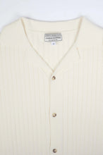 Load image into Gallery viewer, James Harper Rib Button Through Shirt - Natural

