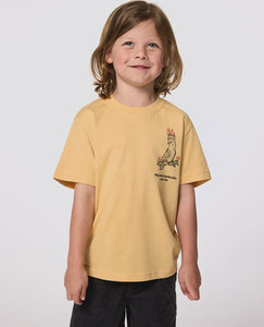 Rip Curl Flamin Galah Youth Tee (1-8) - Washed Yellow
