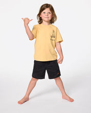 Load image into Gallery viewer, Rip Curl Flamin Galah Youth Tee (1-8) - Washed Yellow
