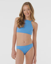 Load image into Gallery viewer, Rip Curl Premium Rib Bikini - Girls (8-14) Bright Blue
