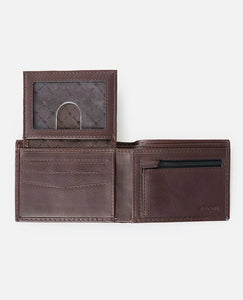Rip Curl Patched PU All Day Wallet - Brown