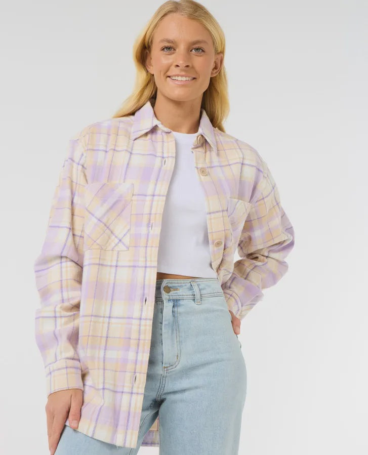 Rip Curl High Tide Soft Flannel - Lilac
