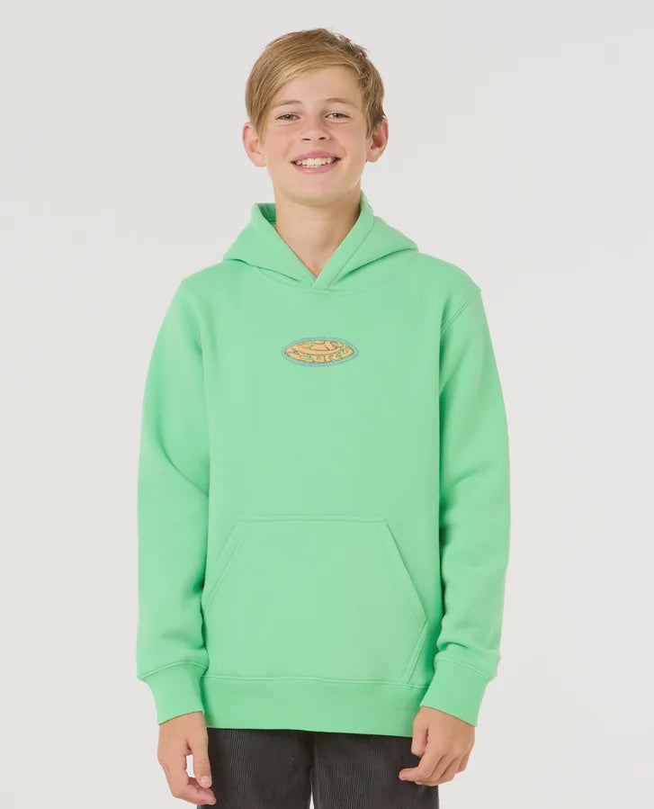 Rip Curl Raw Energy Logo Hoodie - Neon Green