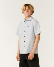 Load image into Gallery viewer, Rip Curl Archive Striped Out Short Sleeve Shirt - Faded Denim
