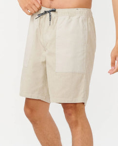 Rip Curl Fade Out Cord Volley - Bone