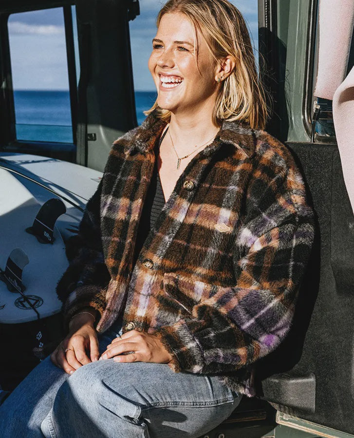 Rip Curl Cala Nights Check Jacket - Multi