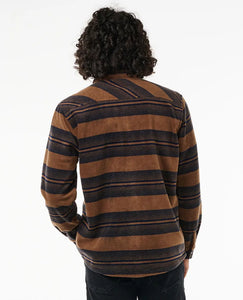 Rip Curl Party Pack Polar Fleece Shirt - Chocolate