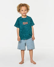 Load image into Gallery viewer, Rip Curl Boys Paddle Out Wash Tee - Blue Green
