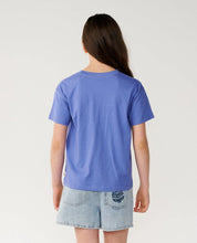 Load image into Gallery viewer, Rip Curl Surf Puff Relaxed Tee (8-14) - Mid Blue
