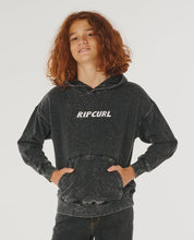Load image into Gallery viewer, Rip Curl Boys Eternal Shred Washed Hoodie - Washed Black
