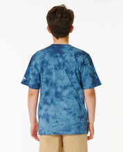 Load image into Gallery viewer, Rip Curl Youth Pure Surf Tie Dye Tee - Vintage Navy
