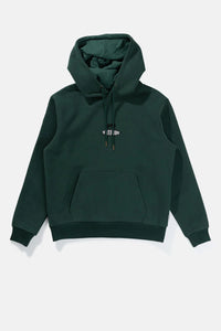 Rhythm Embroidered Fleece Hoodie - Pine