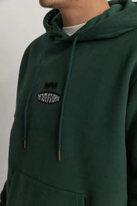 Rhythm Embroidered Fleece Hoodie - Pine