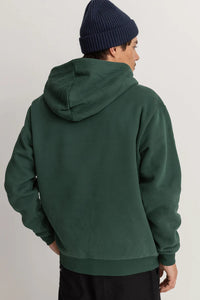 Rhythm Embroidered Fleece Hoodie - Pine