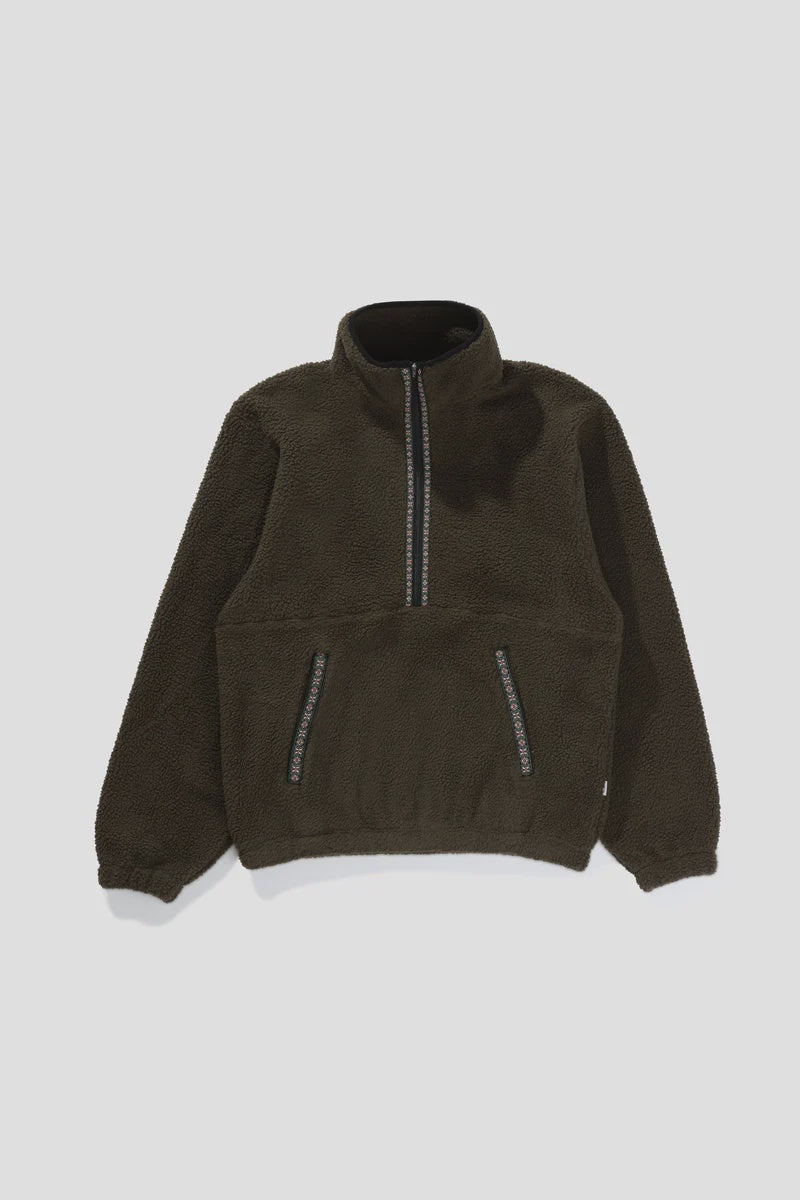 Rhythm Sherpa Pullover - Olive