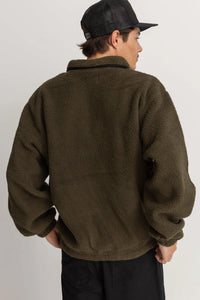 Rhythm Sherpa Pullover - Olive