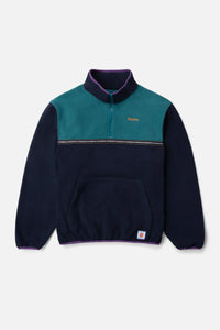 Rhythm Alder Half Zip Pullover - Teal