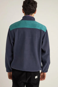 Rhythm Alder Half Zip Pullover - Teal
