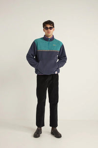 Rhythm Alder Half Zip Pullover - Teal
