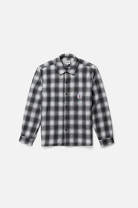 Rhythm Plaid L/S Flannel Shirt - Ash