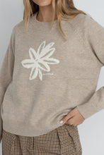 Load image into Gallery viewer, Rhythm Sanctuary Crew Neck Knit Jumper - Taupe
