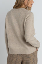 Load image into Gallery viewer, Rhythm Sanctuary Crew Neck Knit Jumper - Taupe
