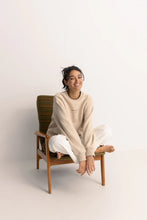 Load image into Gallery viewer, Rhythm Ladies Classic Brand Fleece - Oat
