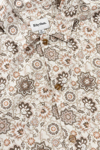 Rhythm Raya Paisley SS Shirt - Natural