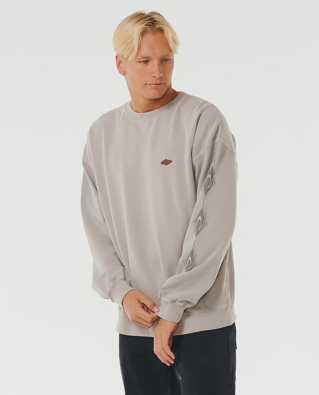 Rip Curl Original Surfers Crew - Stone