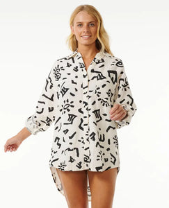 Rip Curl The Search Long Sleeve Shirt - Off White