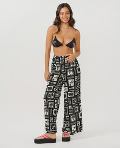 Rip Curl Beach Party Wide Leg Pant - Black