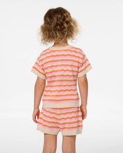 Load image into Gallery viewer, Rip Curl Sunset Stripe Tee - Mandarin Orange
