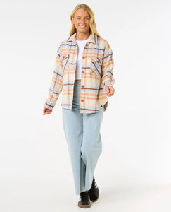 Rip Curl The Search Flannel Shirt - Bone
