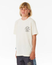 Load image into Gallery viewer, Rip Curl Youth Shred Rock Temple Tee - Bone
