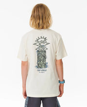 Load image into Gallery viewer, Rip Curl Youth Shred Rock Temple Tee - Bone
