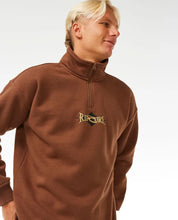 Load image into Gallery viewer, Rip Curl Heritage Diamond Crew - Chocolate
