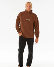 Load image into Gallery viewer, Rip Curl Heritage Diamond Crew - Chocolate
