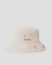 Load image into Gallery viewer, Rip Curl Beach Party Bucket Hat - Bone
