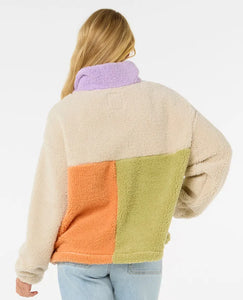 Rip Curl Block Party Polar Fleece - Lilac
