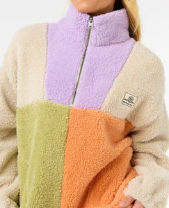 Rip Curl Block Party Polar Fleece - Lilac