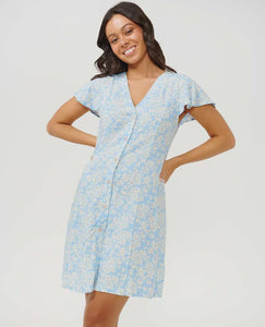 Rip Curl Desert Dreams Ditsy Mini  Dress -  Mid Blue