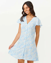 Load image into Gallery viewer, Rip Curl Desert Dreams Ditsy Mini  Dress -  Mid Blue
