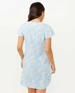 Rip Curl Desert Dreams Ditsy Mini  Dress -  Mid Blue