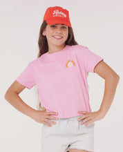 Load image into Gallery viewer, Rip Curl Surf Puff Baby Crop Tee - Bright Pink
